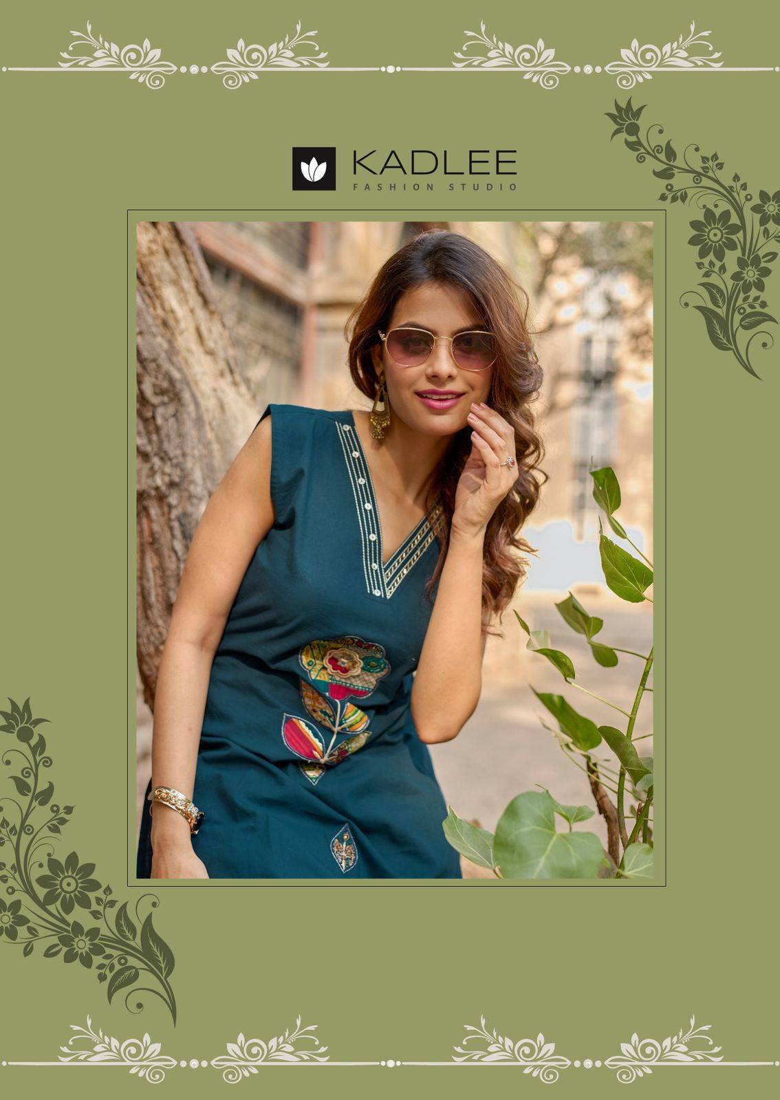  Rose Petal By KADLEE 2001 To 2006 Series Beautiful Festive Suits Colorful Stylish Dhabu Cotton Kurtis At Wholesale Price